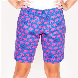 Women’s elephant print shorts